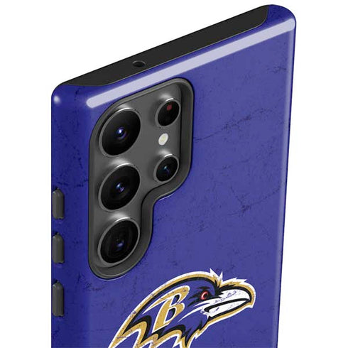 NFL Baltimore Ravens Distressed Galaxy S23 Ultra Pro Case