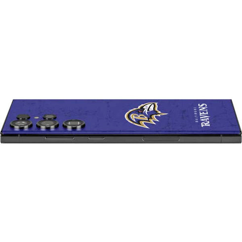 NFL Baltimore Ravens Distressed Galaxy Skins