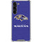 NFL Baltimore Ravens Distressed Galaxy S24 FE Clear Case