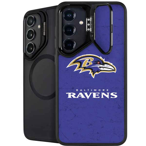 NFL Baltimore Ravens Distressed Galaxy S24 Kickstand Case