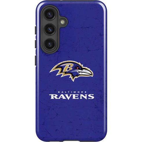 NFL Baltimore Ravens Distressed Galaxy S25 Plus Impact Case