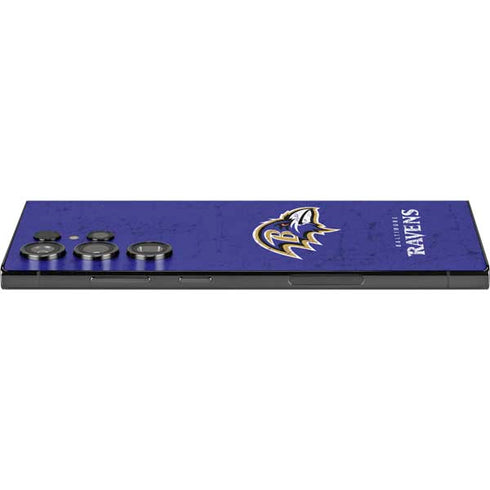 NFL Baltimore Ravens Distressed Galaxy S24 Ultra Skin