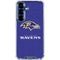 NFL Baltimore Ravens Distressed Galaxy S25 Clear Case