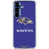 NFL Baltimore Ravens Distressed Galaxy S25 Clear Case