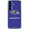 NFL Baltimore Ravens Distressed Galaxy S25 Plus Clear Case