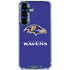NFL Baltimore Ravens Distressed Galaxy S25 Plus Clear Case