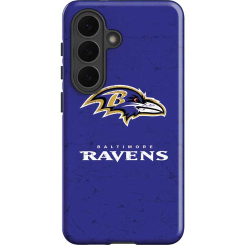 NFL Baltimore Ravens Distressed Galaxy S26 Plus Impact Case