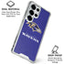 NFL Baltimore Ravens Distressed Galaxy S26 Ultra Clear Case