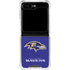 NFL Baltimore Ravens Distressed Galaxy Z Flip6 Clear Case