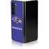 NFL Baltimore Ravens Distressed Galaxy Z Fold5 5G Skin