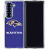 NFL Baltimore Ravens Distressed Galaxy Z Fold6 Clear Case