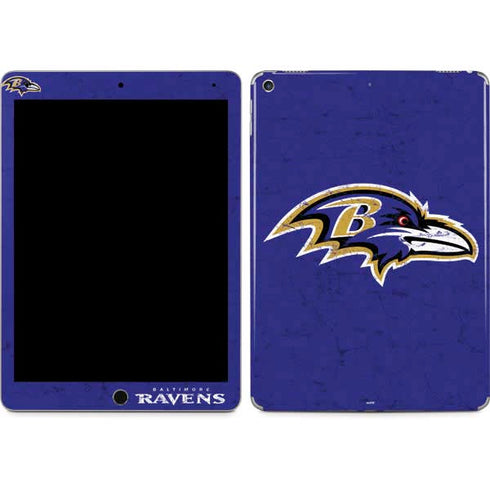 NFL Baltimore Ravens Distressed iPad Skins