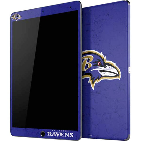 NFL Baltimore Ravens Distressed iPad Skins
