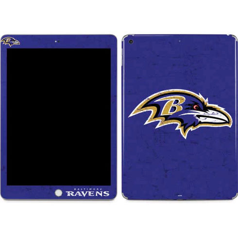 NFL Baltimore Ravens Distressed Apple iPad Skin