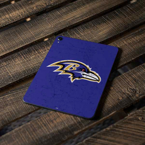NFL Baltimore Ravens Distressed Apple iPad Pro Skin