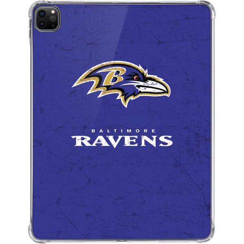 NFL Baltimore Ravens Distressed iPad Pro 11in (2024) Clear Case
