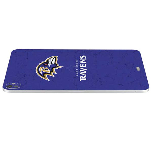 NFL Baltimore Ravens Distressed iPad Pro 13in M4 (2024) Skin