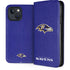 NFL Baltimore Ravens Distressed iPhone 15 Plus Folio Case