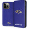 NFL Baltimore Ravens Distressed iPhone 15 Pro Max Folio Case