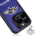 NFL Baltimore Ravens Distressed iPhone 15 Pro Max Kickstand Case