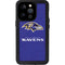 NFL Baltimore Ravens Distressed iPhone 15 Pro Waterproof Case