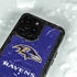 NFL Baltimore Ravens Distressed iPhone 15 Pro Waterproof Case