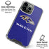 NFL Baltimore Ravens Distressed iPhone 16 Pro Clear Case