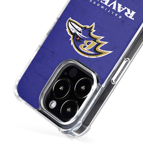 NFL Baltimore Ravens Distressed iPhone 16 Pro Max MagSafe Case