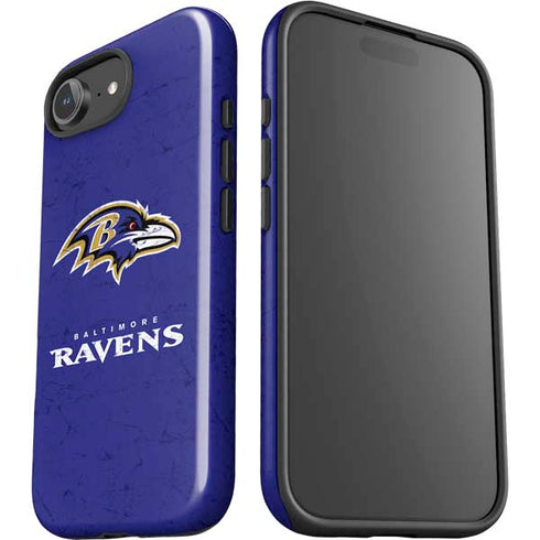 NFL Baltimore Ravens Distressed iPhone 16e Impact Case