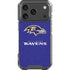 NFL Baltimore Ravens Distressed iPhone 18 Pro Clear Case