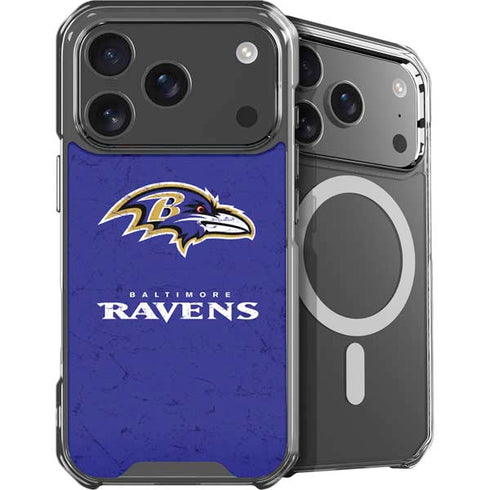 NFL Baltimore Ravens Distressed iPhone 18 Pro Max MagSafe Case