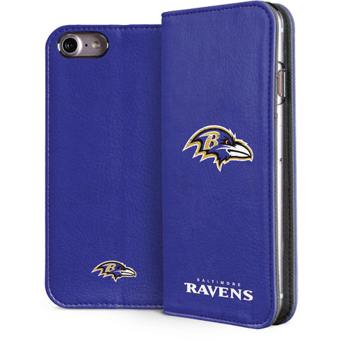 NFL Baltimore Ravens Distressed iPhone 8 Folio Case