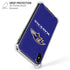 NFL Baltimore Ravens Distressed iPhone X/XS Clear Case