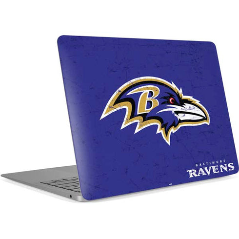NFL Baltimore Ravens Distressed Apple MacBook Air Skin