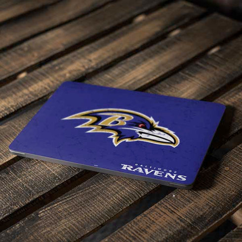 NFL Baltimore Ravens Distressed Apple MacBook Air Skin