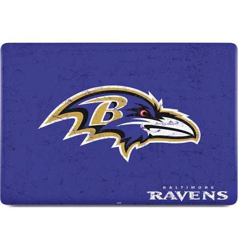 NFL Baltimore Ravens Distressed MacBook Skins