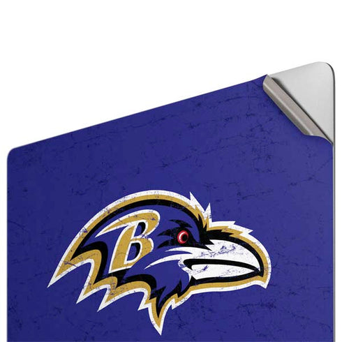 NFL Baltimore Ravens Distressed Apple MacBook Pro 16-inch Skin