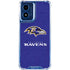 NFL Baltimore Ravens Distressed Moto G Play 4G (2024) Clear Case