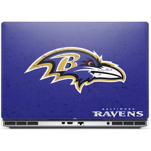 NFL Baltimore Ravens Distressed Dell Precision Skin
