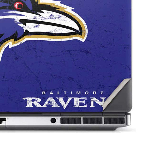 NFL Baltimore Ravens Distressed Dell Precision Skin