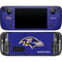 NFL Baltimore Ravens Distressed Steam Deck Handheld Gaming Computer OLED Skin