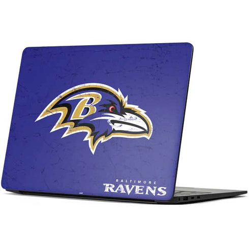 NFL Baltimore Ravens Distressed Surface Laptop 7 15in Skin