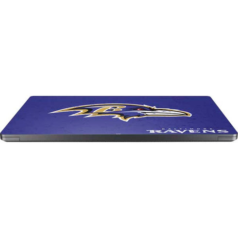 NFL Baltimore Ravens Distressed Surface Laptop 7 15in Skin