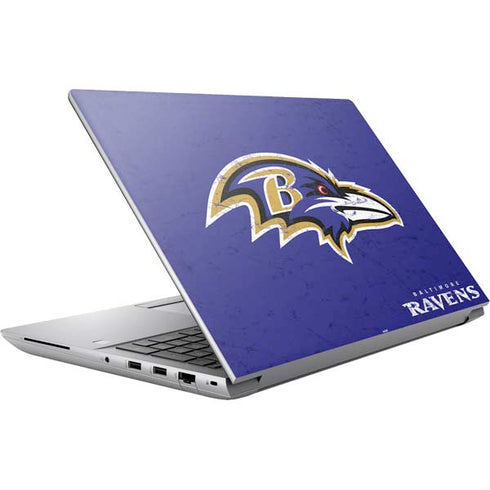 NFL Baltimore Ravens Distressed HP ZBook Fury 16 G10 Skin
