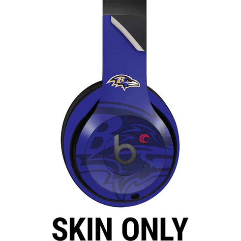 NFL Baltimore Ravens Double Vision Beats Studio Pro Wireless Headphones Skin