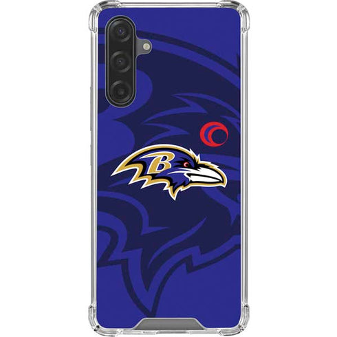 NFL Baltimore Ravens Double Vision Galaxy A17 Clear Case