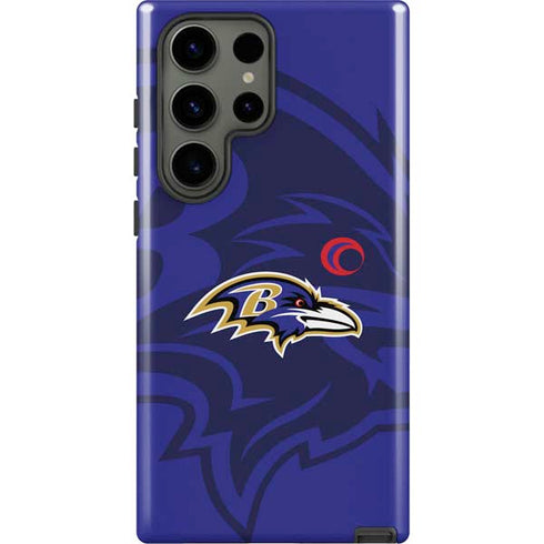 NFL Baltimore Ravens Double Vision Galaxy S23 Ultra Pro Case