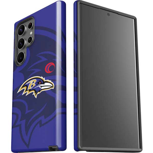 NFL Baltimore Ravens Double Vision Galaxy S23 Ultra Pro Case
