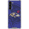 NFL Baltimore Ravens Double Vision Galaxy S24 FE Clear Case