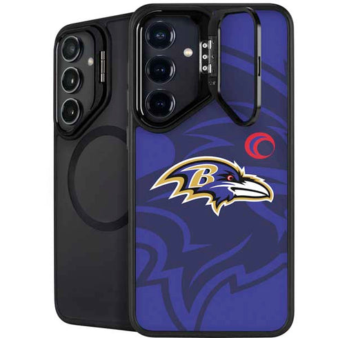 NFL Baltimore Ravens Double Vision Galaxy S25 Kickstand Case